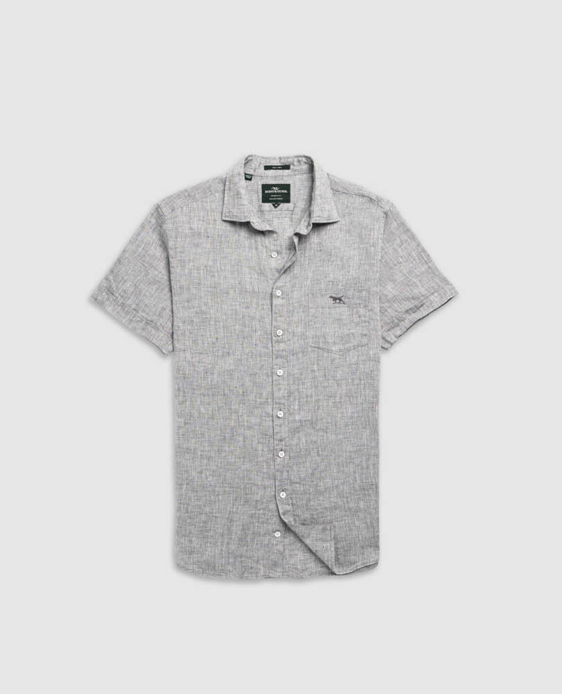 Cathedral Cove Sports Fit Shirt, SMOKE, Flat Lay