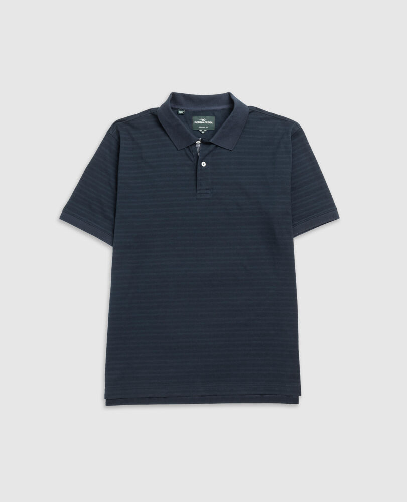 Evans Bay Polo, MIDNIGHT, Flat Lay