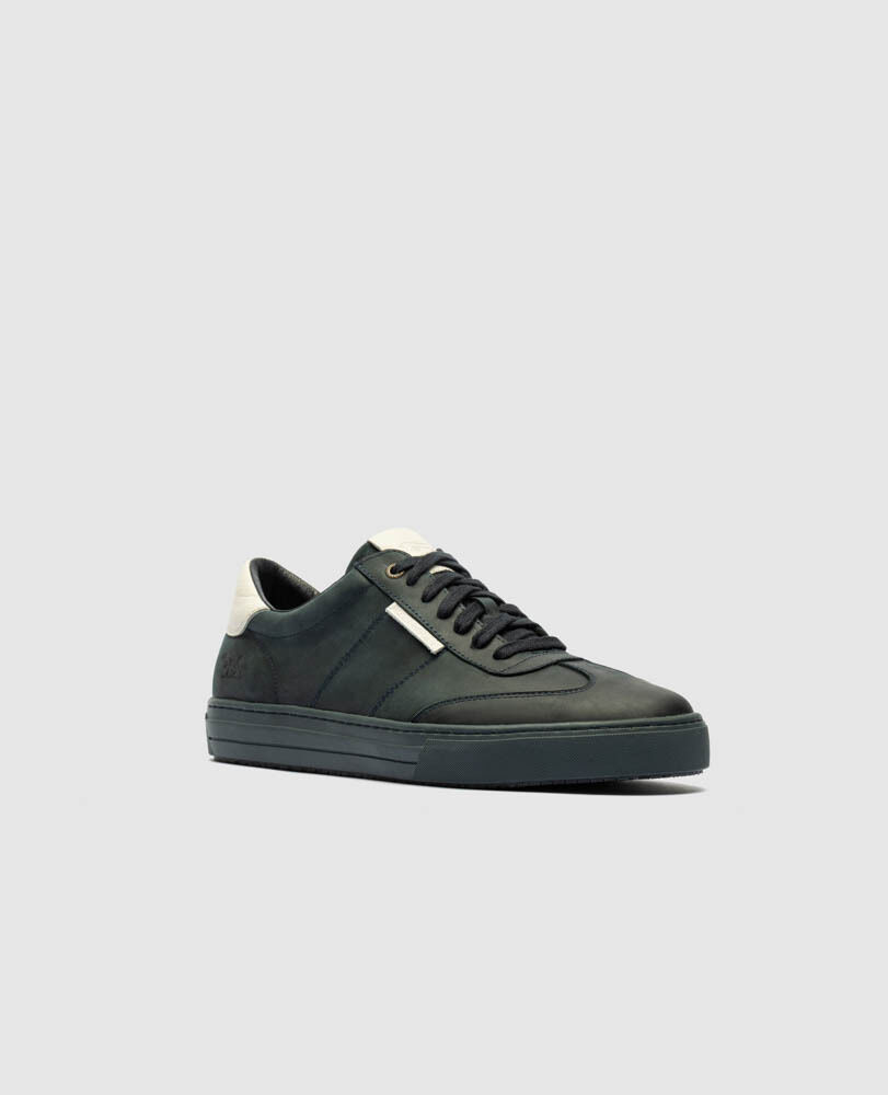Treble Sneaker, NAVY CHALK, Off Front