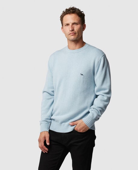 Gunn Crew Sweater, EGGSHELL BLUE