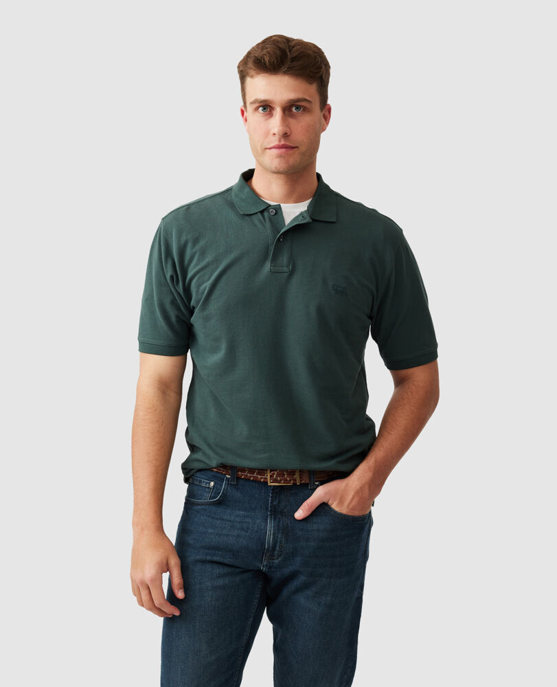 The Gunn Original Fit Polo, VINE, Front