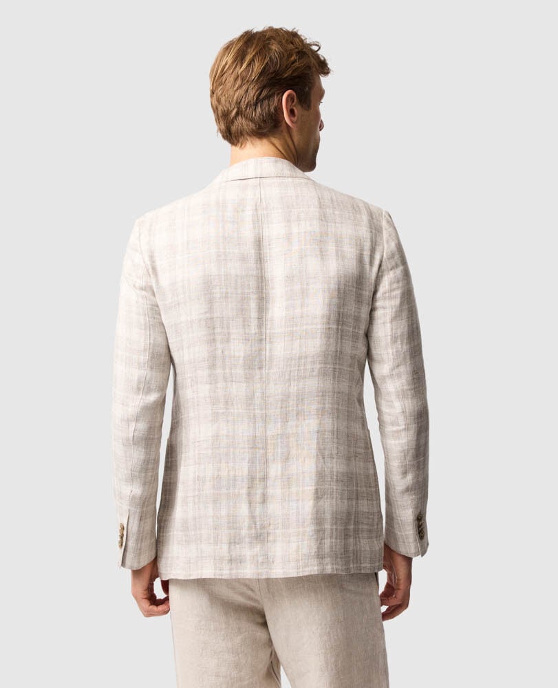 Waverly Park Sports Fit Jacket, OATMEAL, Back