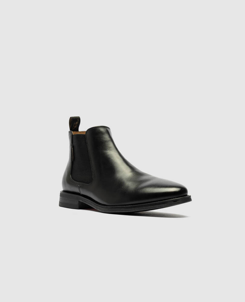 Russlands Chelsea Boot, NERO, Off Front