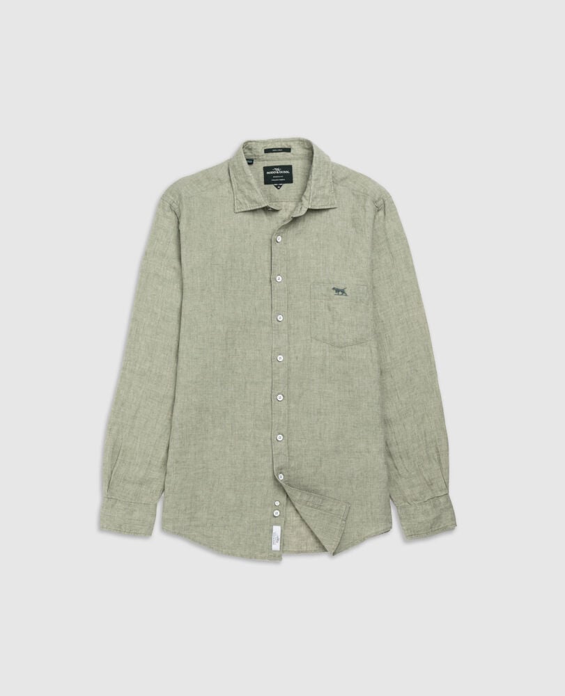 Coromandel 2 Sports Fit Shirt, SAGE GREY, Detail 2