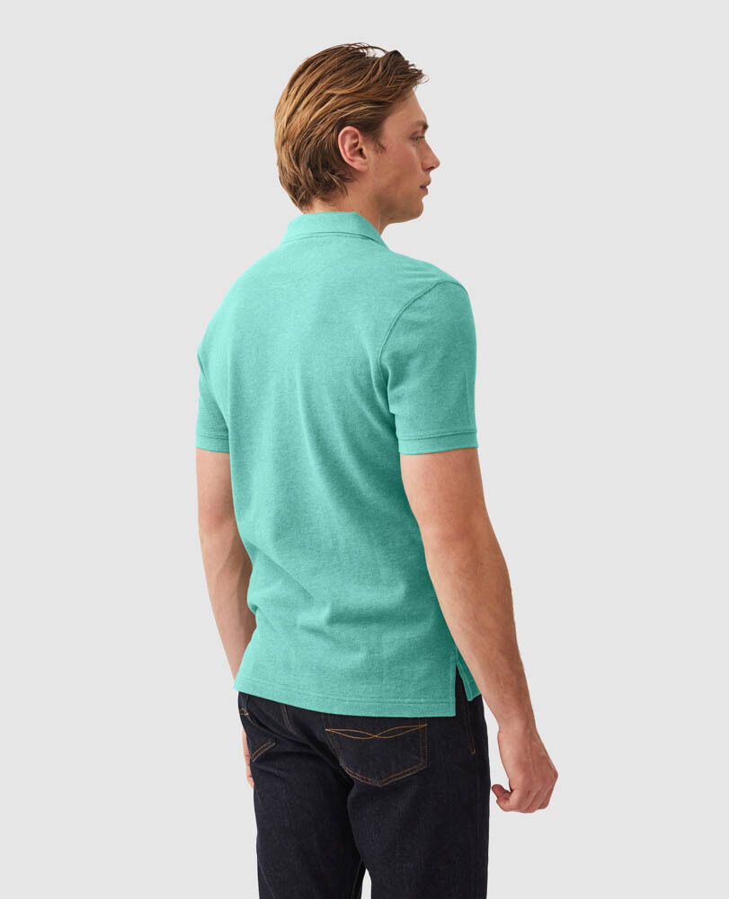 The Gunn Polo, TURQUOISE, Back
