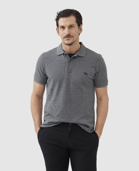 The Gunn Sports Fit Polo, TUNGSTEN