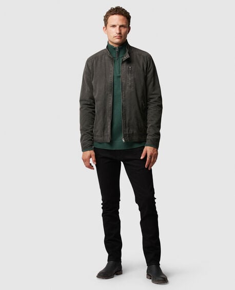 Merrick Bay 1/4 Zip Sweater, FOREST