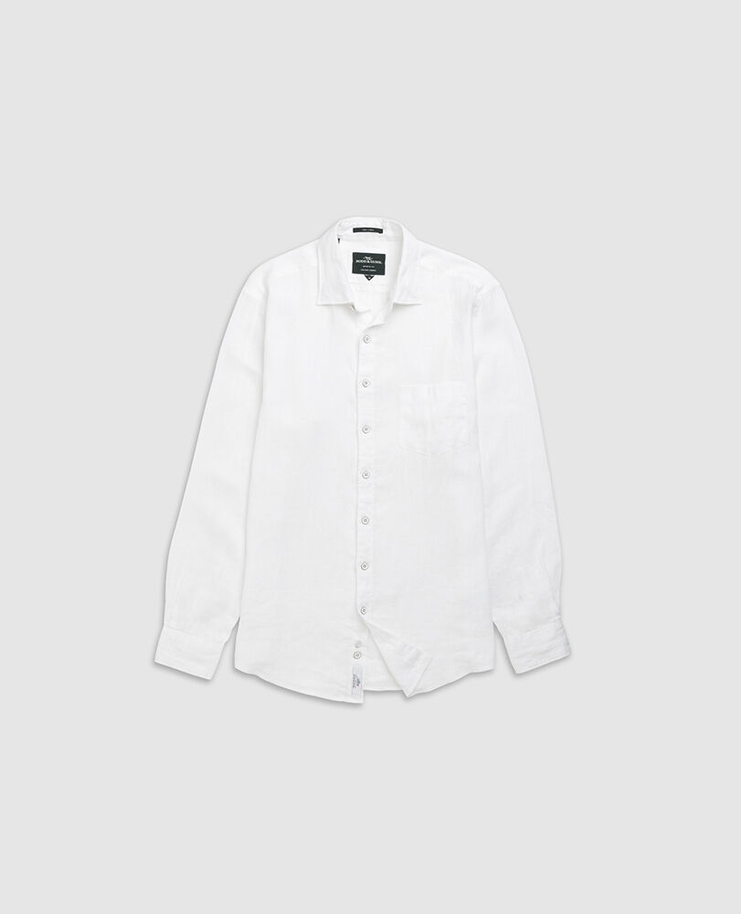 Seaford Sports Fit Shirt, SNOW, Flat Lay