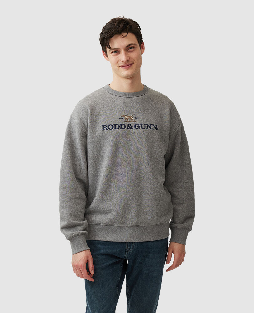Sweatshirt mit Gunn-Logo, SCHIEFER, Front