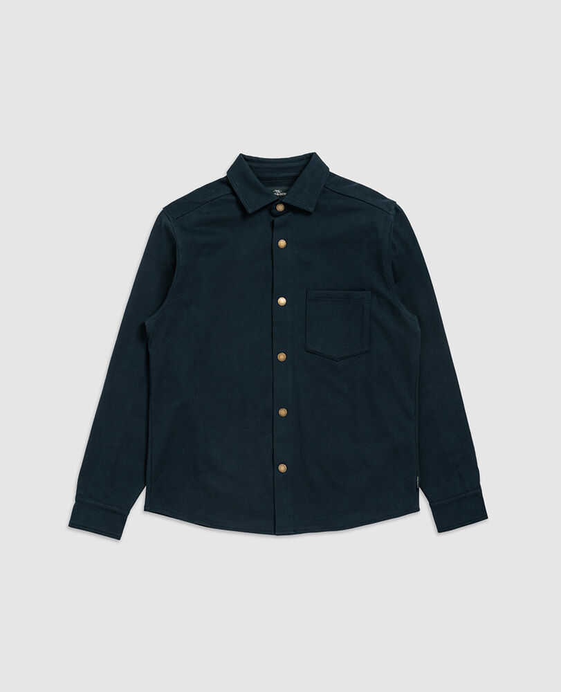 Kingston Park Shirt, MIDNIGHT, Flat Lay