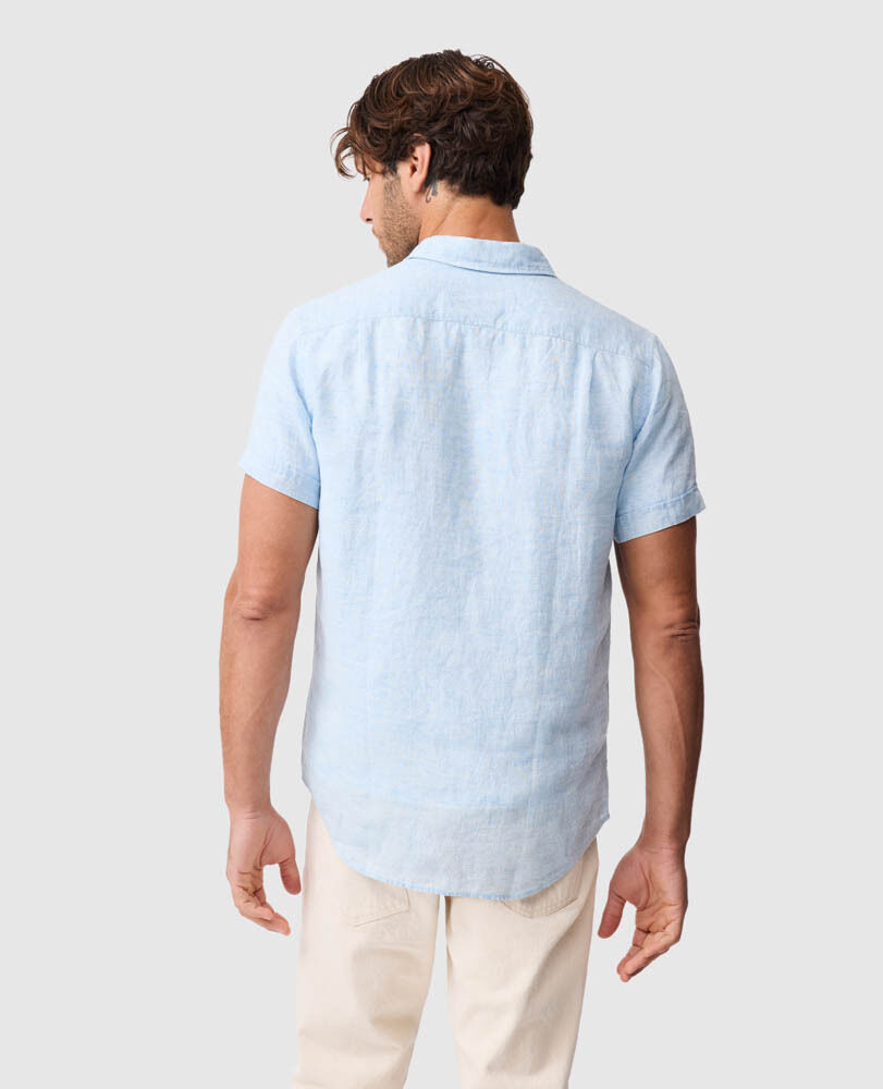 Cathedral Cove Sports Fit Shirt, SKY, Back