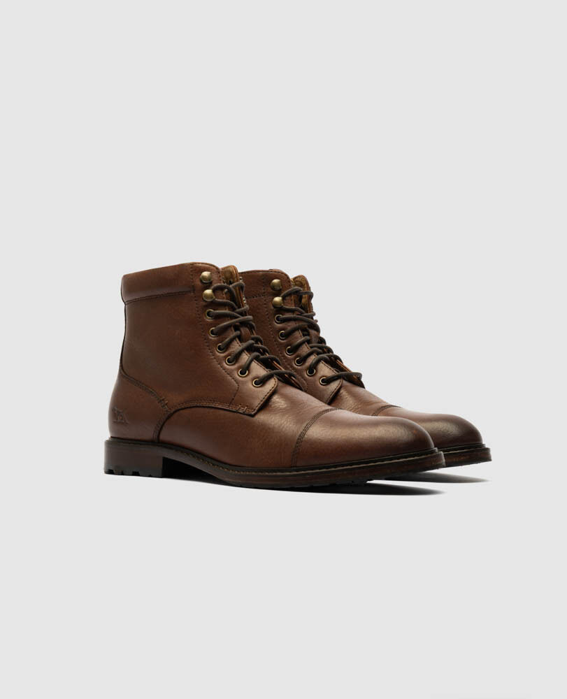 Glenorchy 1946 Military Boot, COGNAC