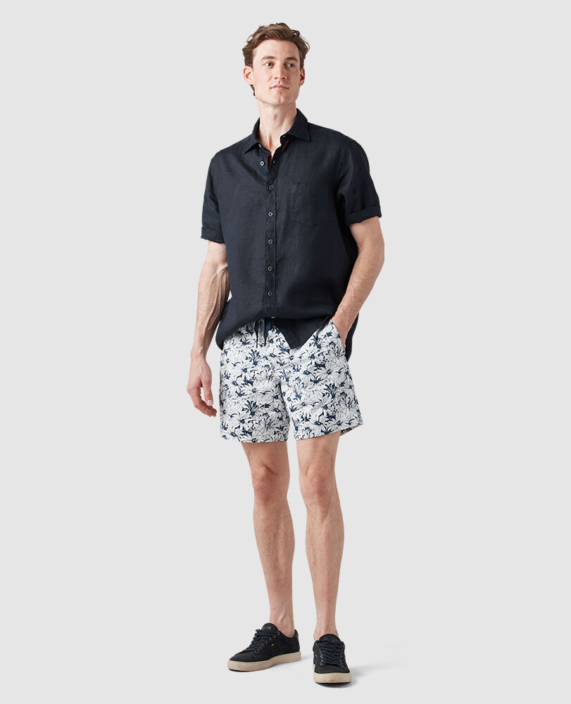 Main Beach 7" Resort Short, LAGUNE, Off Front