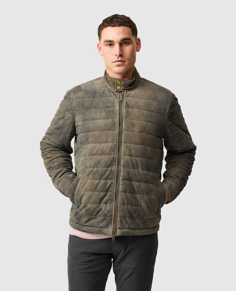 Long Island Leather Jacket, MOUSE, Front