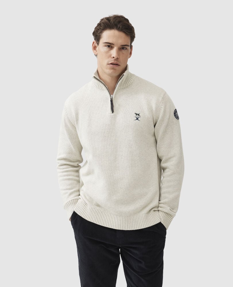 Sandy Park Knit, NATURAL, Front