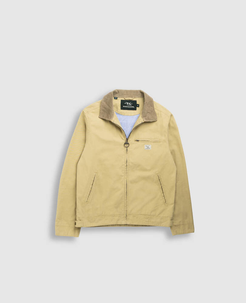 Rutherglen Jacket, KHAKI, Flat Lay