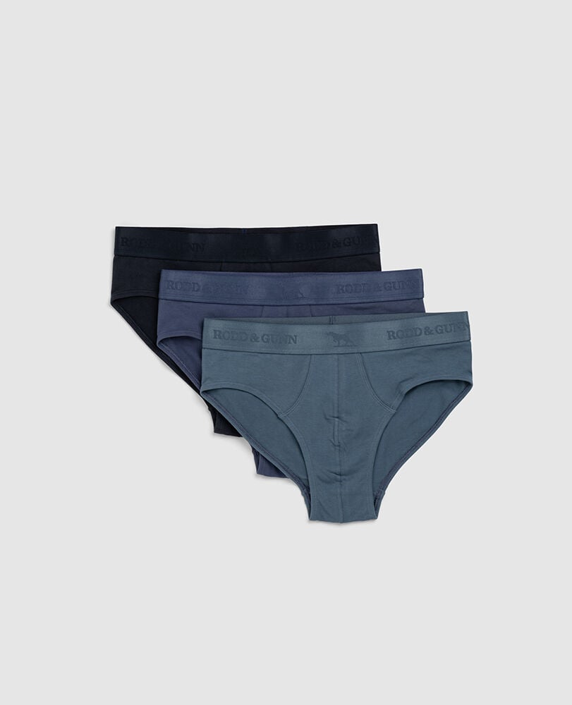 Gunn Shy Brief 3 Pack, THE BLUES, Front