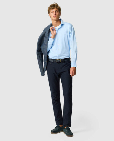 Ascot Park Sports Fit Shirt, SKY BLUE