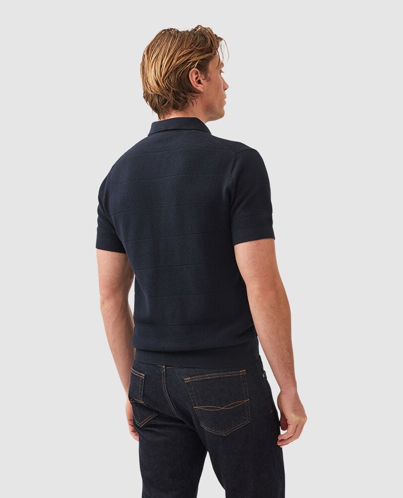 Masons Flat Knit, MIDNIGHT, Back