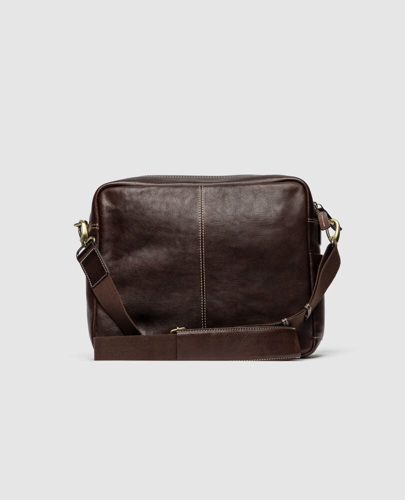Drury Messenger, CHOCOLATE, Flat Lay