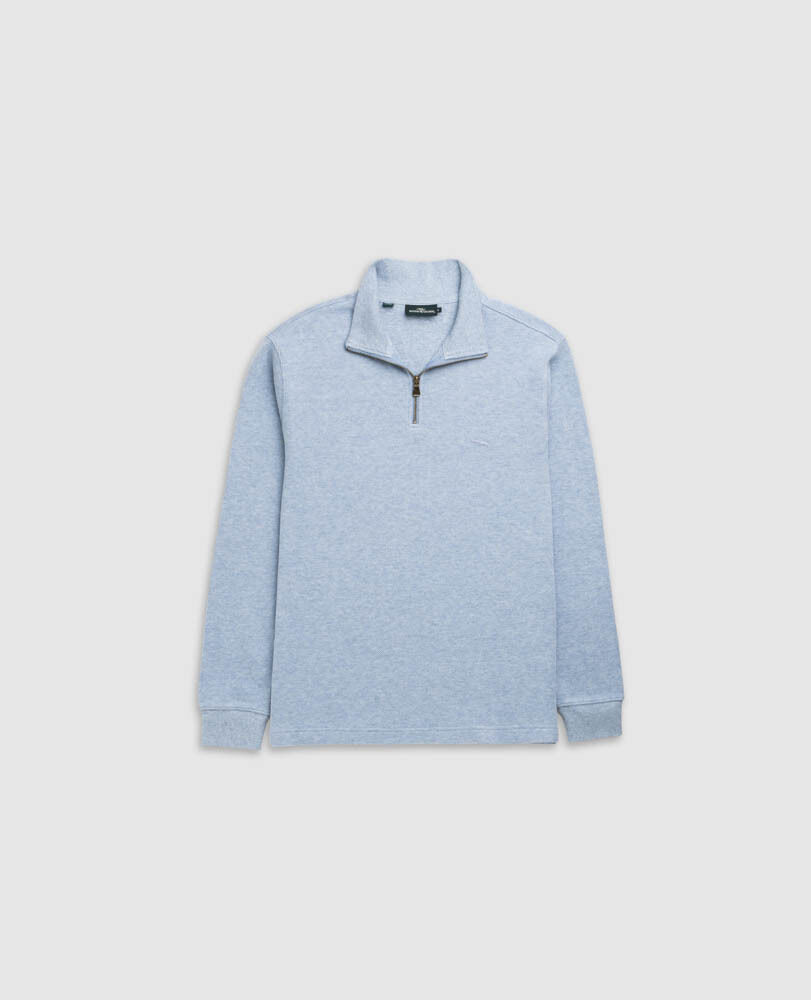Sweatshirt col 1/4 zip alton ave, BRISE DE MER, Flat Lay