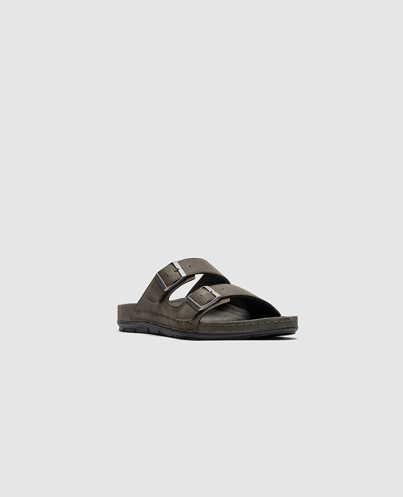 Raglan Slide, CHARCOAL, Off Front