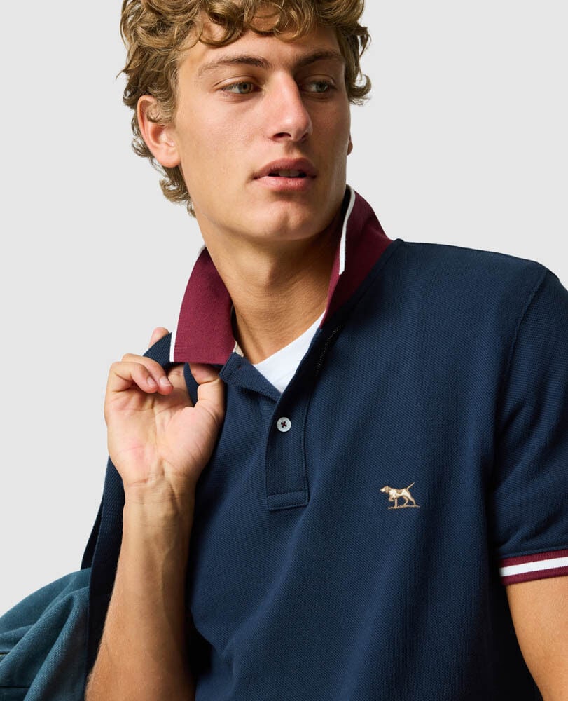 New Lynn Sports Fit Polo, ECLIPSE, Detail 3