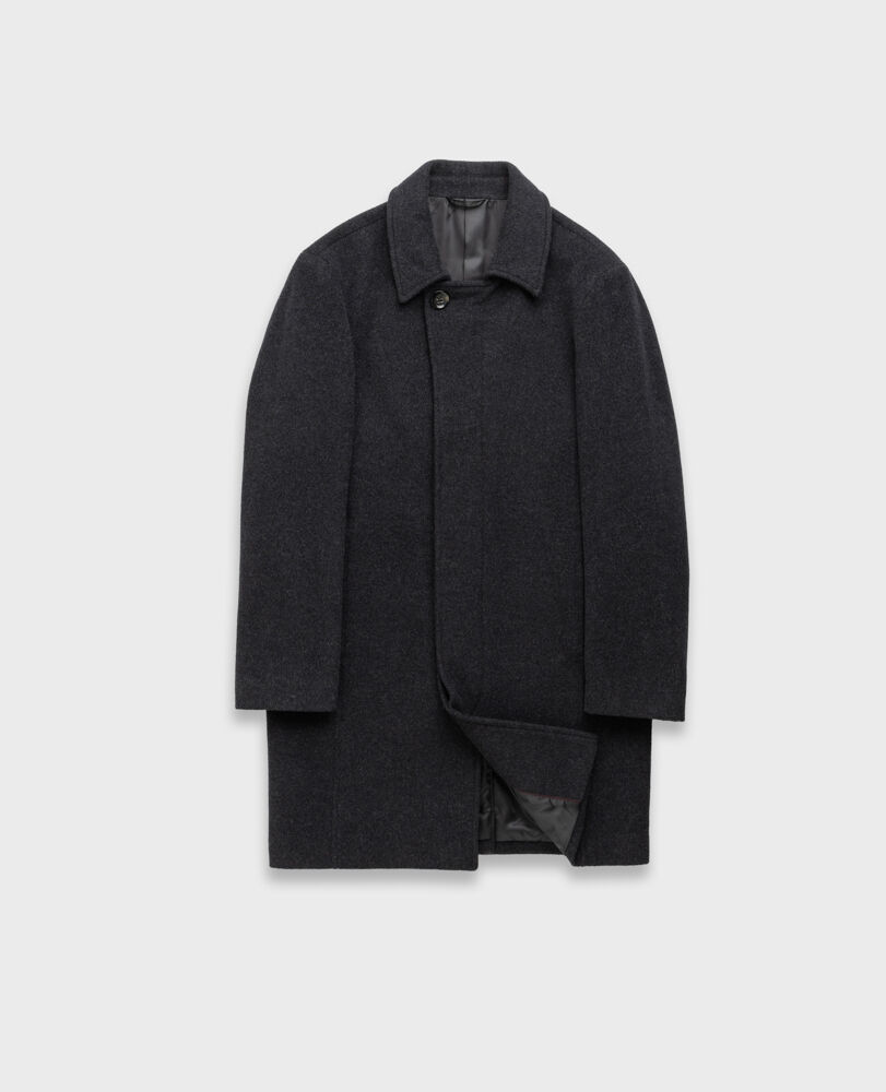 Archers Coat, GRANITE, Flat Lay