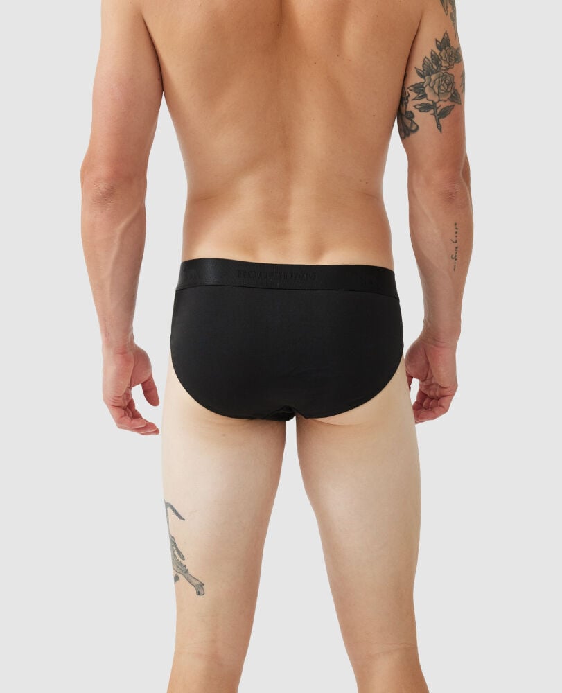 Gunn Shy Brief 3 Pack, BLACK, Flat Lay