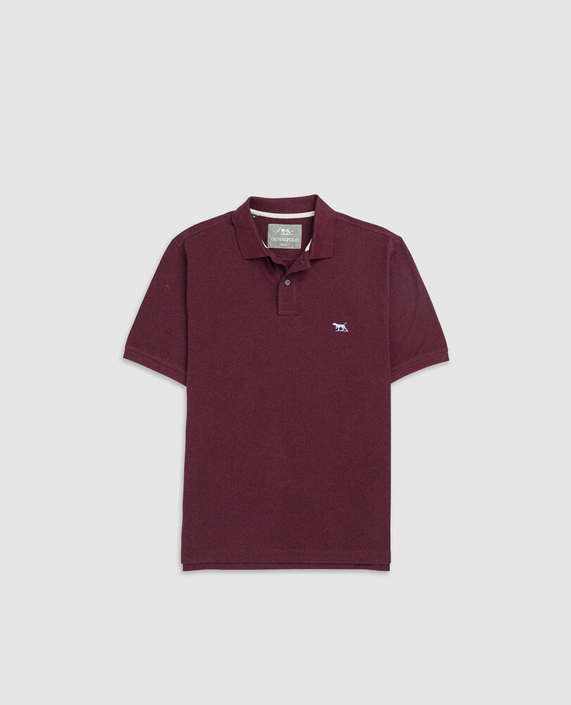 The Gunn Original Fit Polo, GARNET, Flat Lay