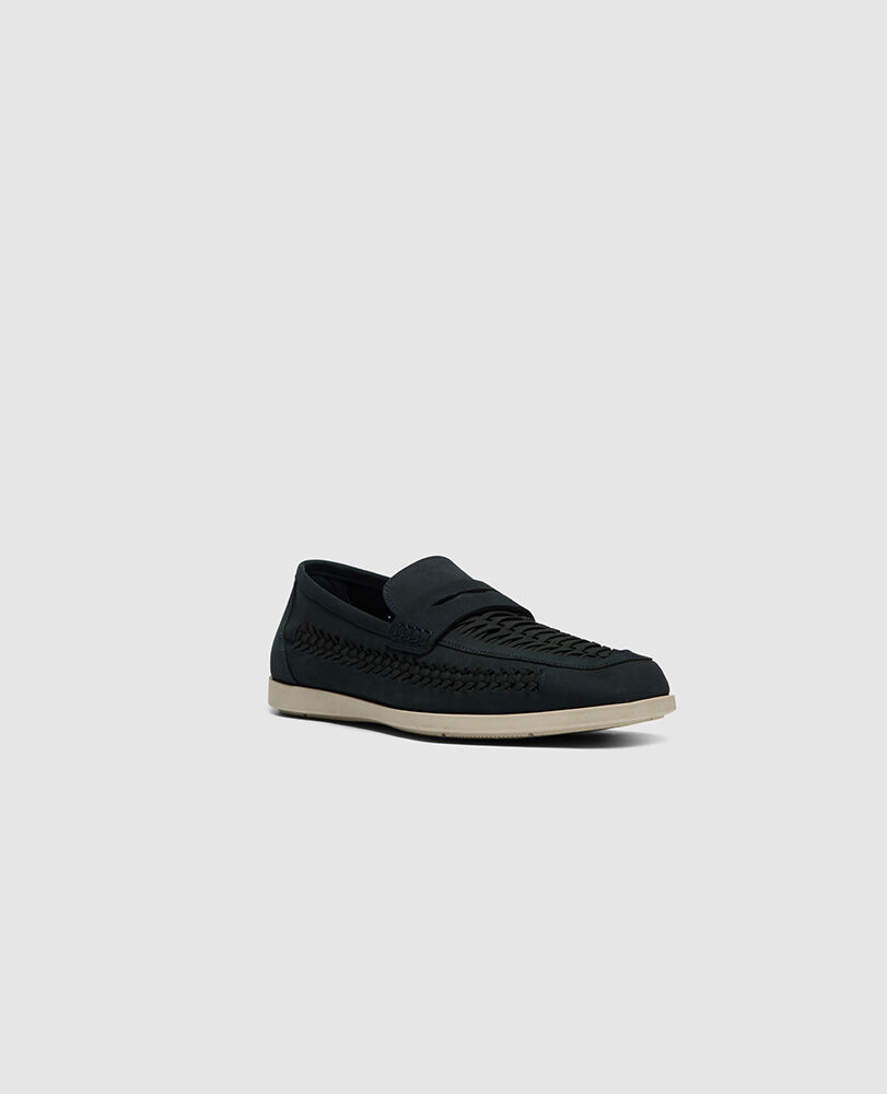 Huarache Slip-on Gisborne, INDIGO, Off Front