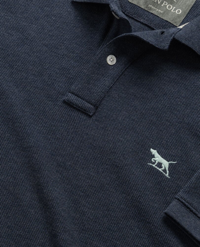 The Gunn Sports Fit Polo, ADRIATIC, Detail 2