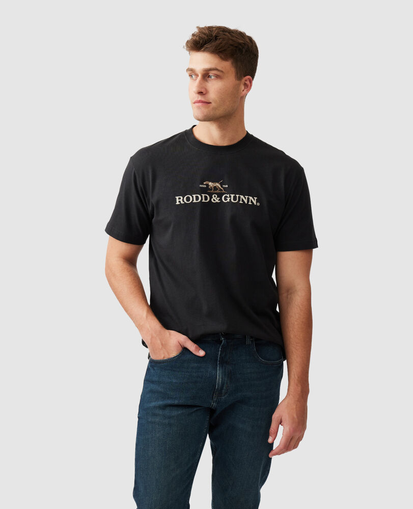The Peaks Logo Tee, ONYX, Front