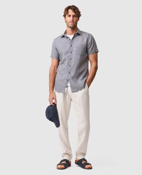 Featherson Sports Fit Shirt, BLUESTONE