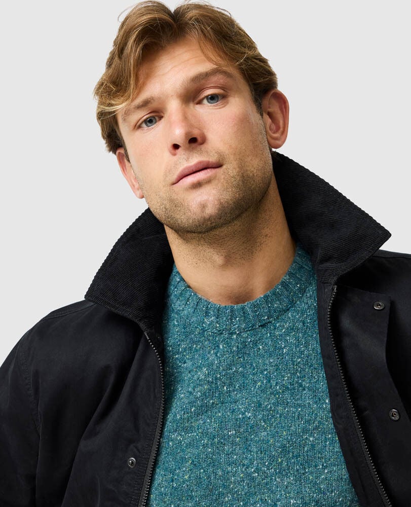 Cox Road Knit, DARK TEAL, Detail 3