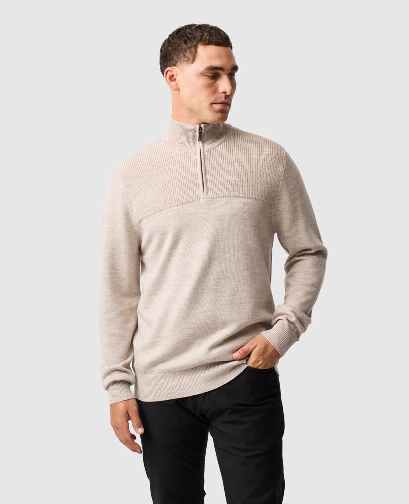 Quail Rise Knit, NATURAL, Front