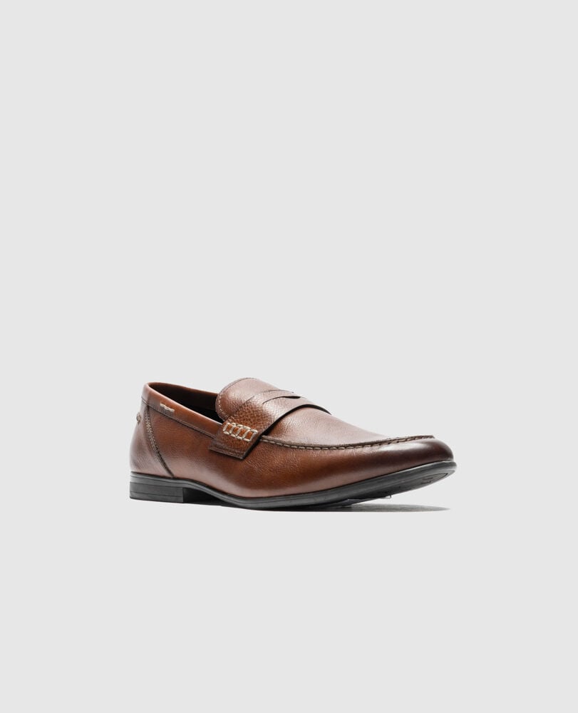 St James Loafer, COGNAC, Off Front