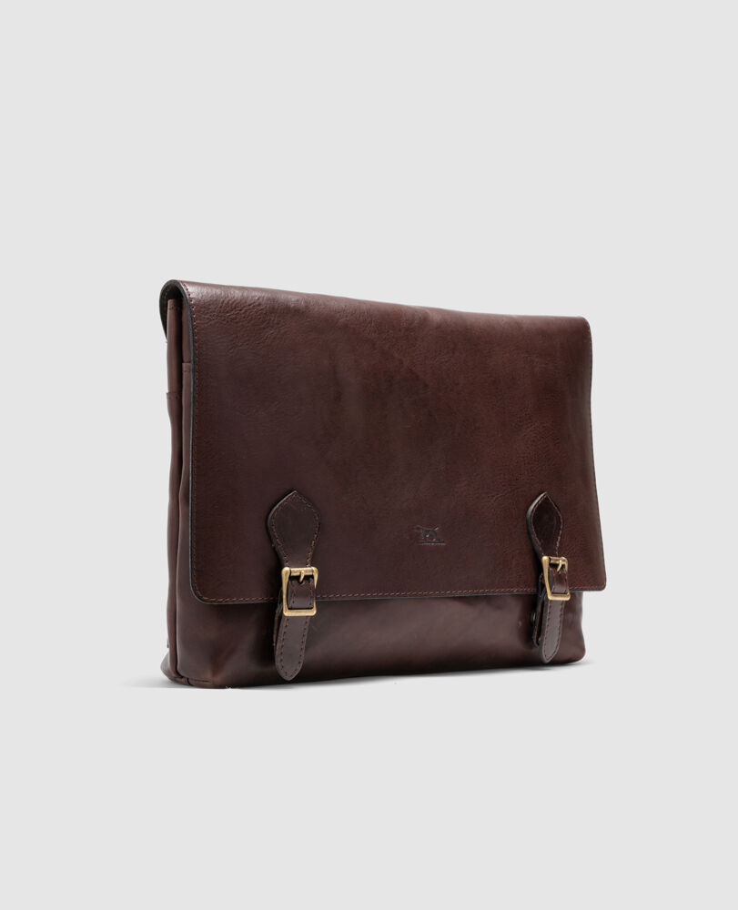 Woodstock Satchel, COCOA, Off Front