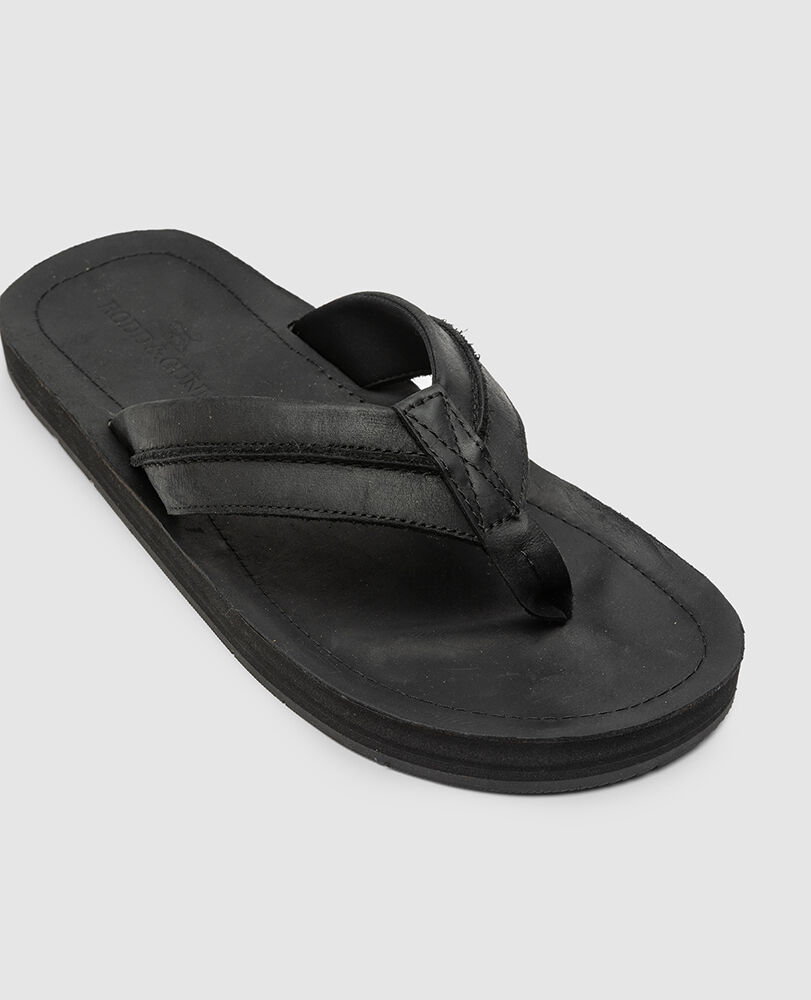 Piha Jandal · Black 43, BLACK, Detail 3