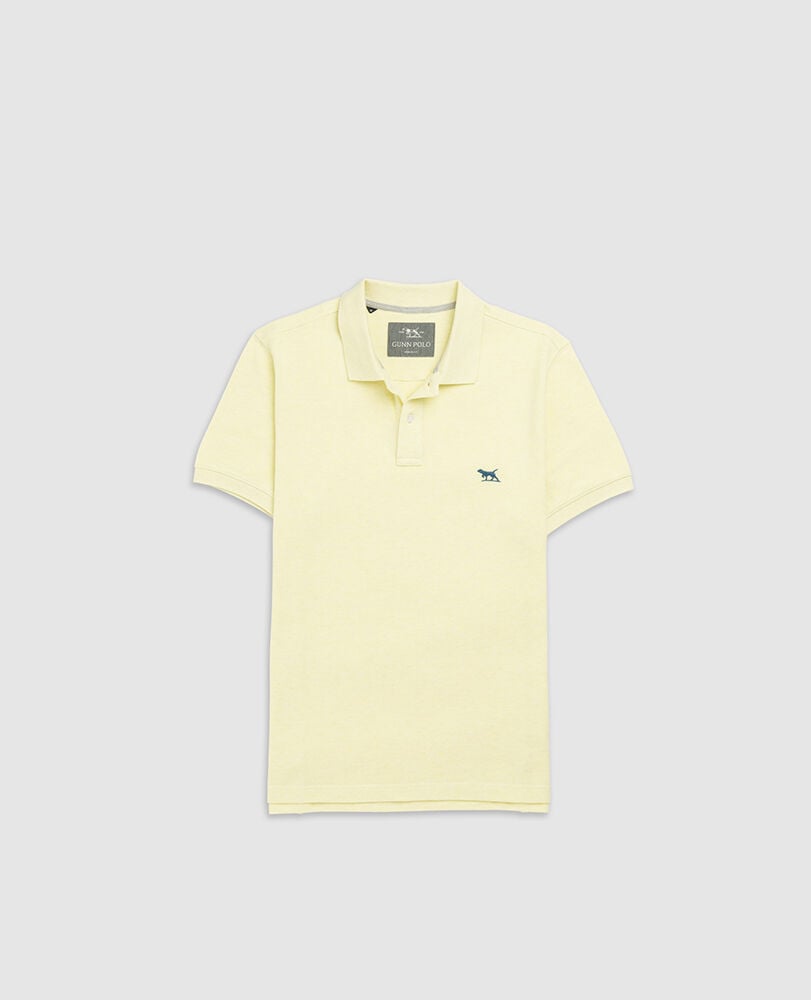 The Gunn Polo, LEMON MYRTLE, Flat Lay