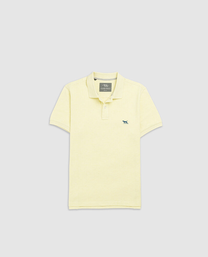 The Gunn Polo, LEMON MYRTLE, Flat Lay