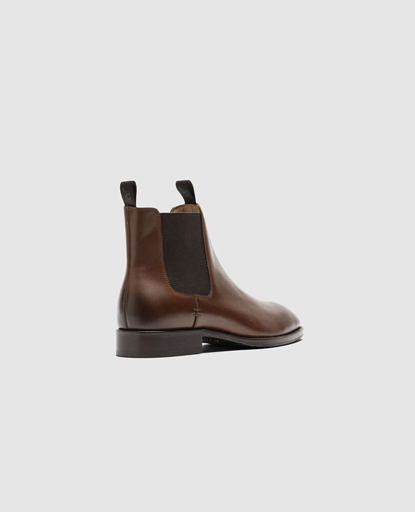 Farmlands Chelsea Boots, KASTANIE, Back