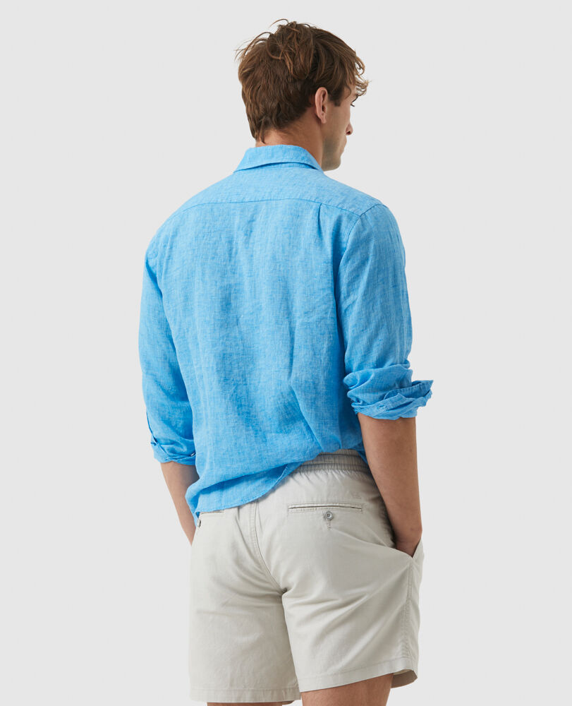 Seaford Sports Fit Shirt, CYAN, Back