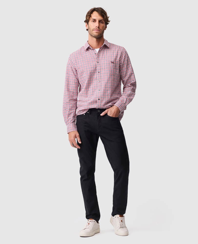 Gebbies Valley Shirt, BERRY, Off Front
