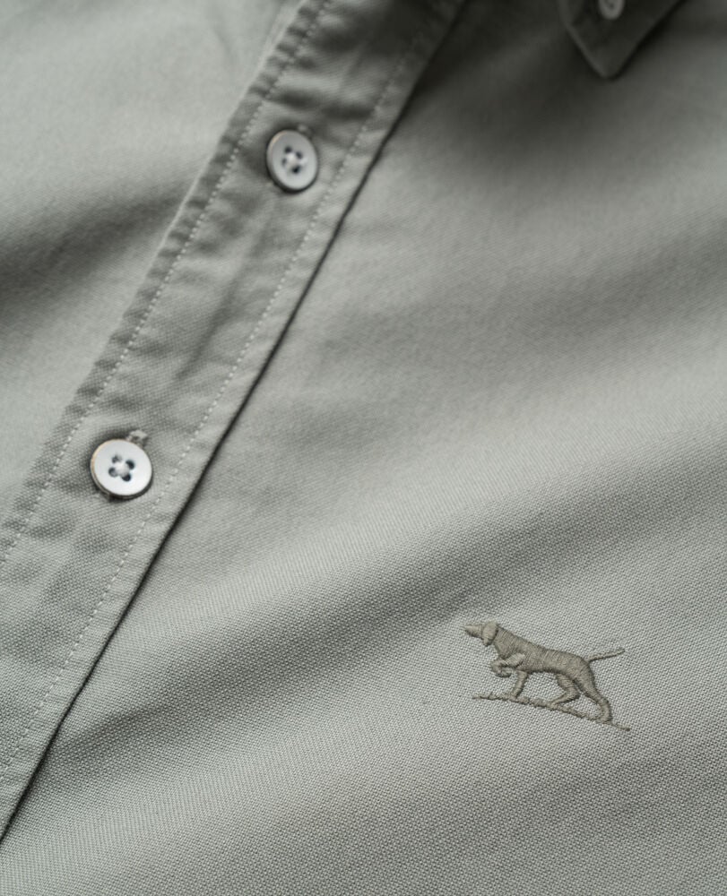 Oxford Sports Fit Shirt, SAGE, Detail 2