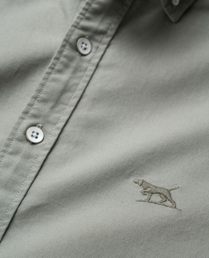 Oxford Sports Fit Shirt, SAGE, Detail 2