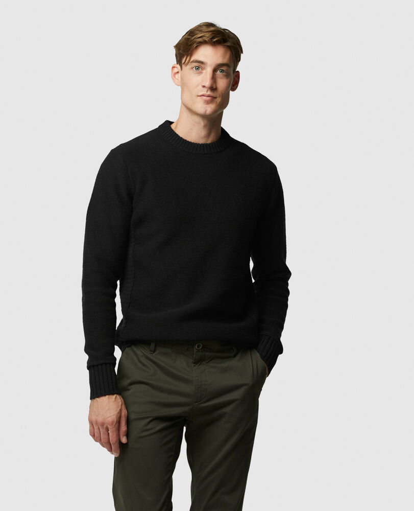 Gowan Valley Knit, EBONY, Front