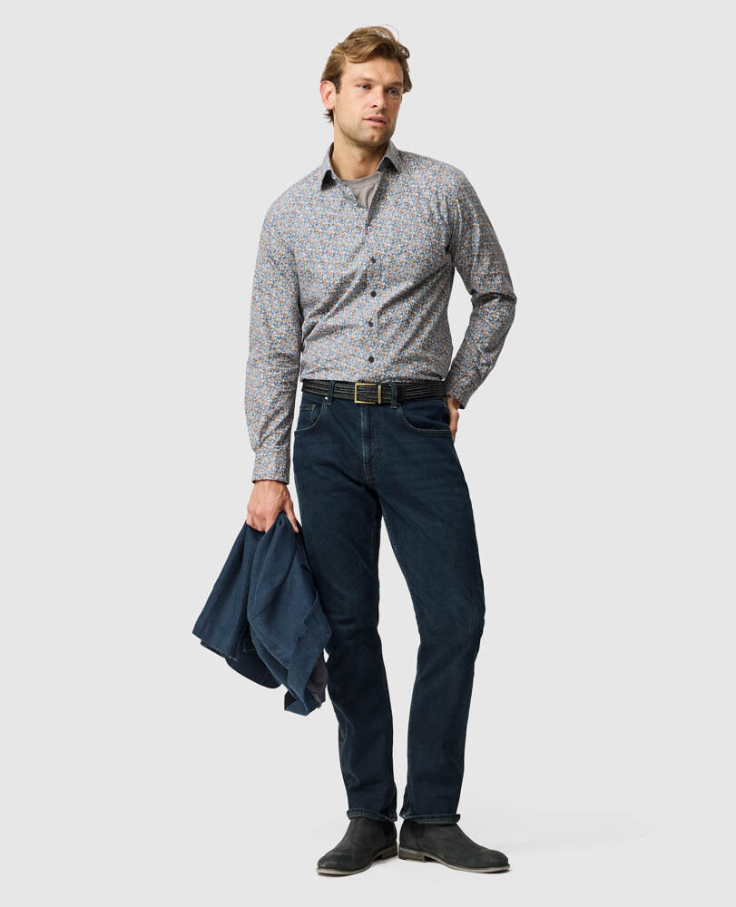 Lancashire Creek Sports Fit Shirt, BOTANIQUE, Off Front