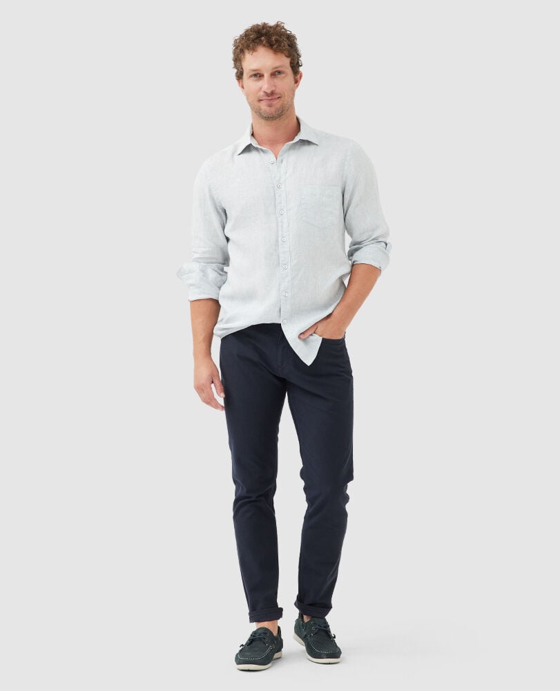 Seaford Sports Fit Shirt, VAPOUR, Off Front