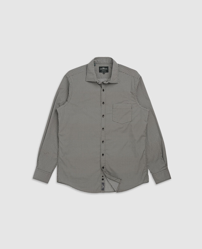 Hatton Shirt, NOIR, Flat Lay